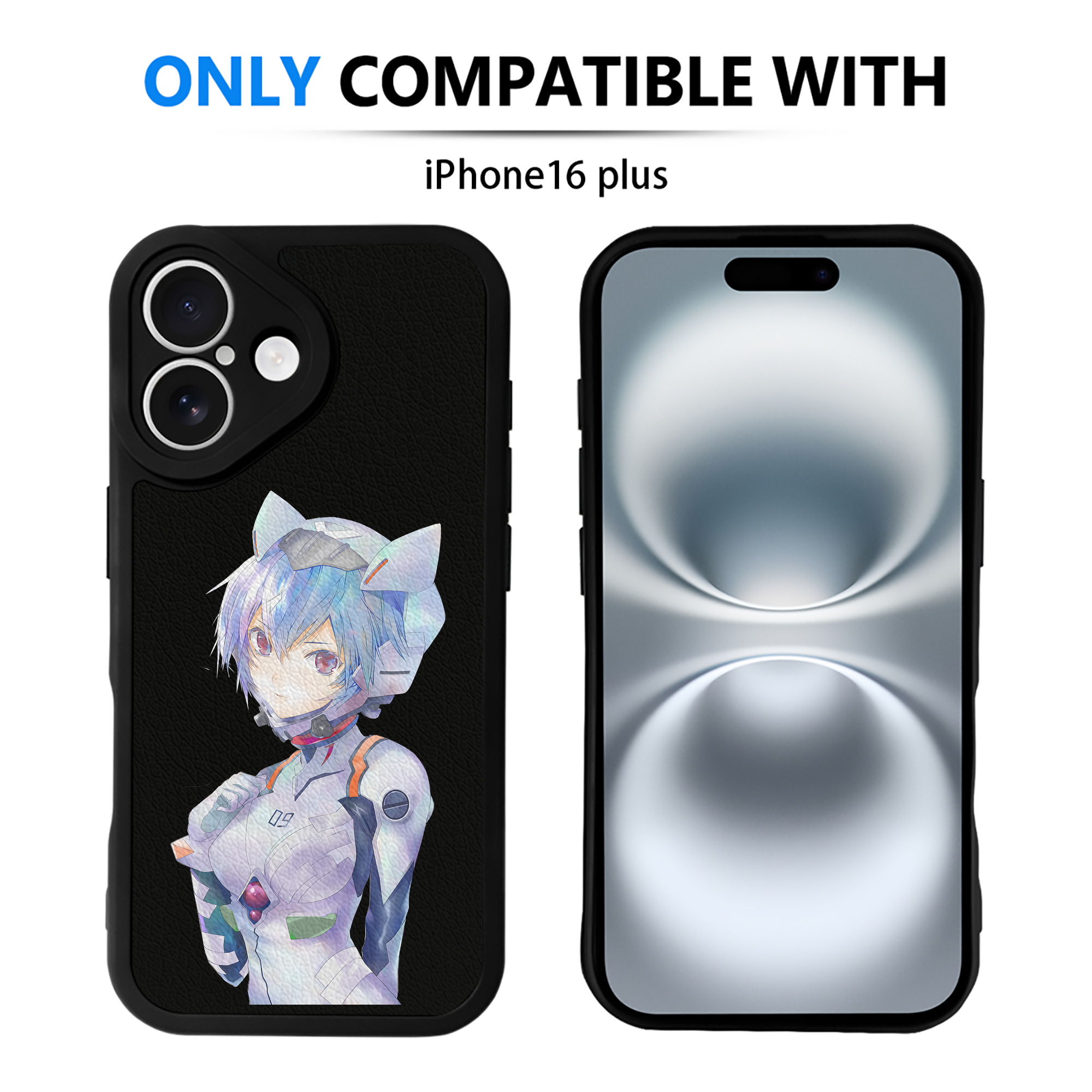 （画像用） EVA 新世紀エヴァンゲリオン 【iPhone 16シリーズ対応】シリコンスマホケース（レザー調） 材質：シリコン